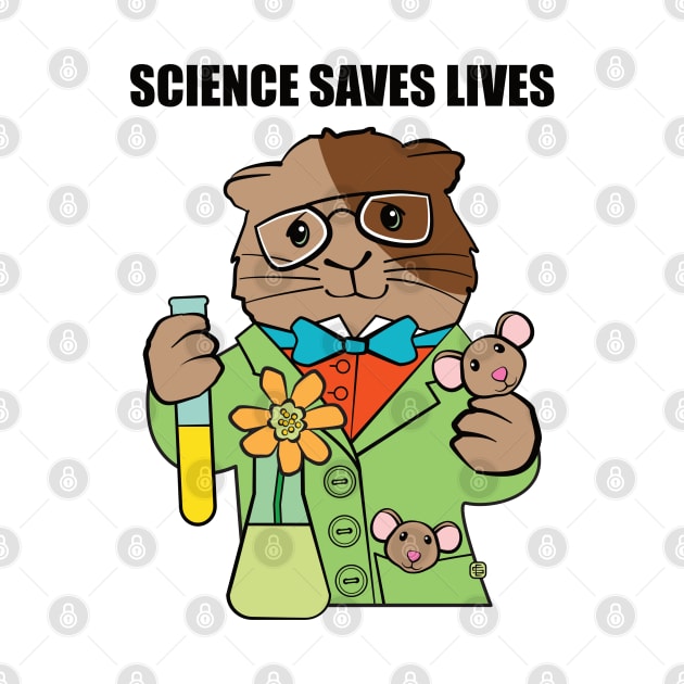 Science Guinea Pig and Mice by Sue Cervenka