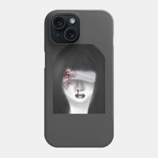 Bloody blindfold Phone Case