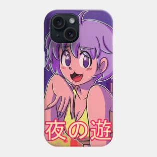 Vaporwave retro anime aesthetics Phone Case