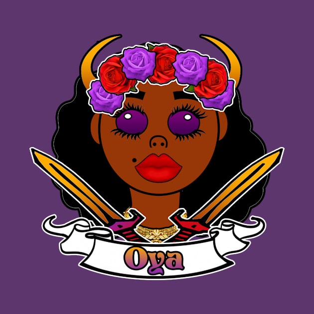 Oya Orisha by artbyomega