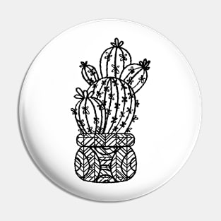 Flowering Cactus Pin