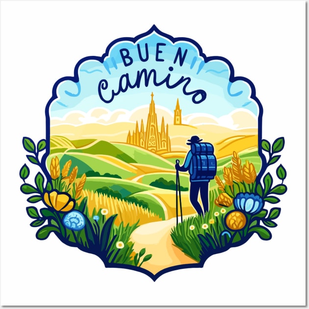 Buen Camino Peregrino T-Shirt Pilgrim Camino De Santiago Buen Camino Peregrino T-Shirt Pilgrim Camino De Santiago