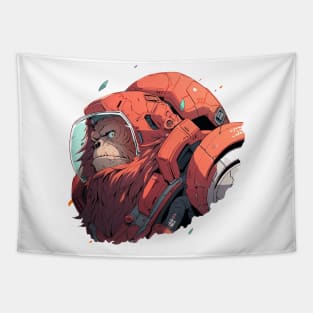 Orangutan Astronaut Tapestry