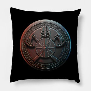 viking shield Pillow