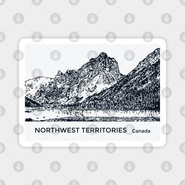 Northwest Territories Canada Magnet by Lakeric