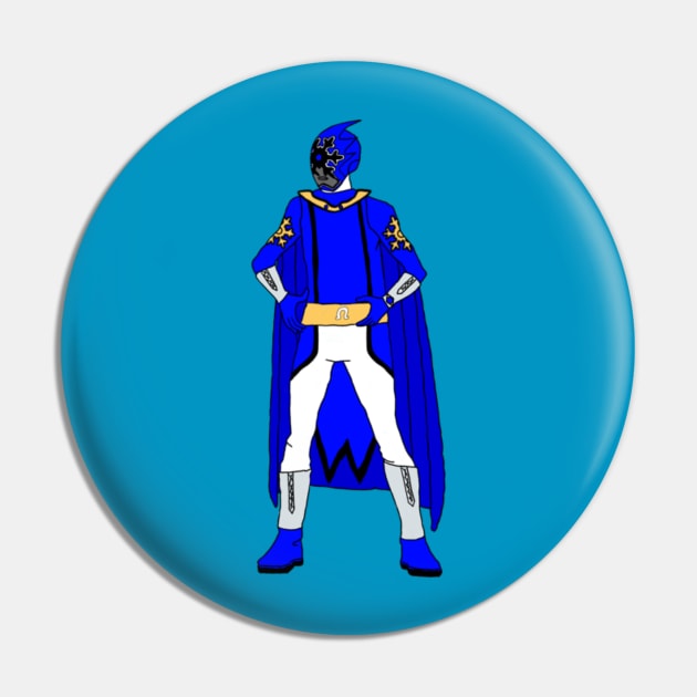 Ancient Warrior Blue Pin by AncientWarriorsLegacies