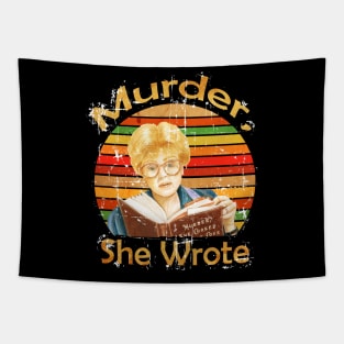 murder she wrote Vintage Tapestry