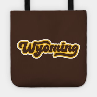 Retro Wyoming Script Tote