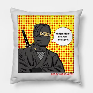 Ninja Pop Art Pillow