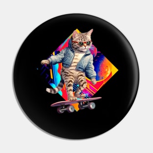 Radical Kool Kat! Pin