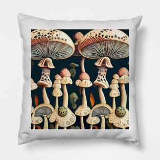 mushroom pattern Pillow