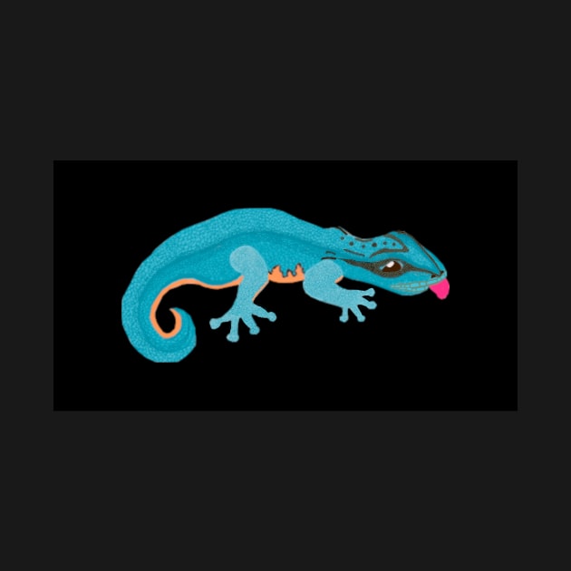 Turquoise Gecko by ICArtist