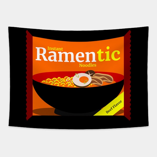 Instant Ramen-tic Noodles Tapestry by SalxSal