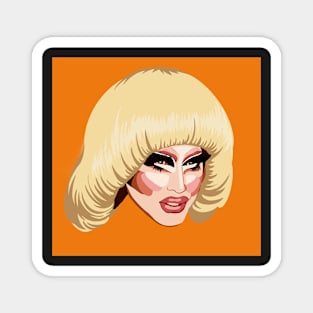 Trixie Mattel Bowl Cut Orange Magnet