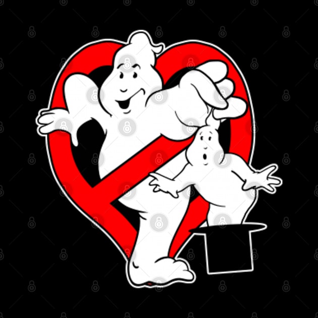 The Magic Ghostbuster HEART Playing Card by TheMagicGhostbuster