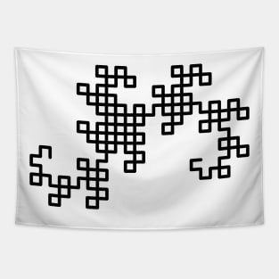 Dragon Curve Fractal Tapestry