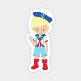 Boat Captain, Skipper, Blond Hair, Cute Boy Magnet