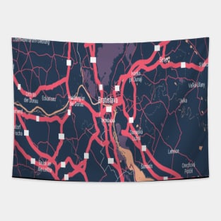 Bratislava colour map Tapestry