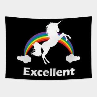 Excellent Rainbow Unicorn Design Tapestry