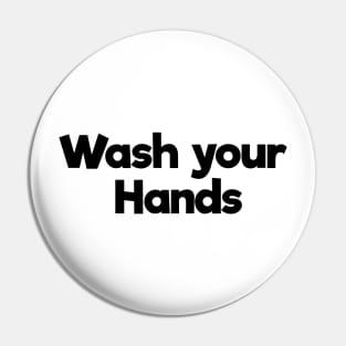 wash your hands Pin