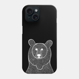 Grizzly Bear - detailed animal lovers drawing Phone Case