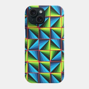 Tiled abstract pattern Phone Case