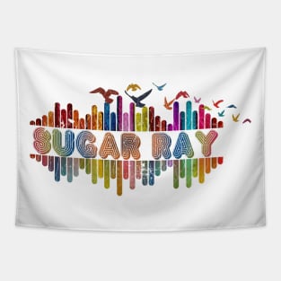 Tone Color Wave With Name-Sugar Ray Tapestry