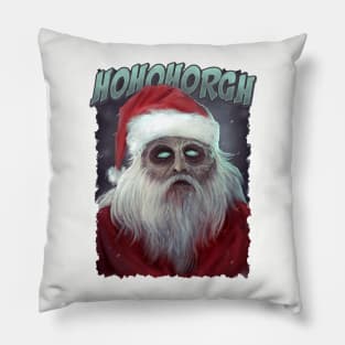 Zombi Santa HoHoHorgh Pillow