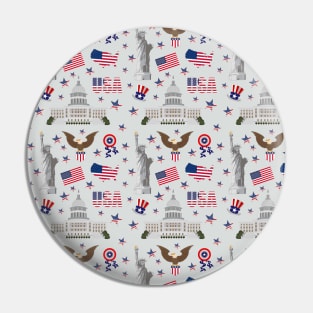 I love the United States of America Pin