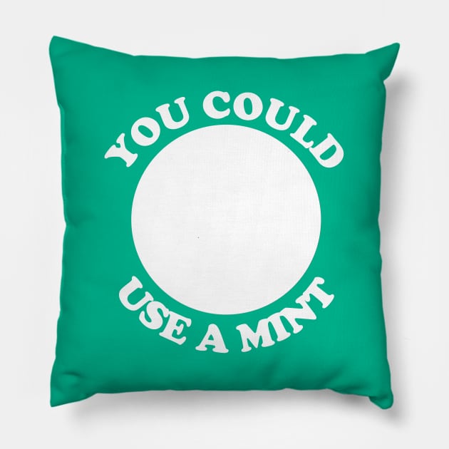 You Could Use a Mint Pillow by yayor