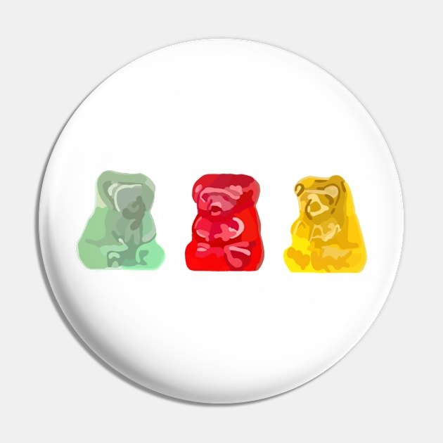 Gummy Bears Pin by MoreThanADrop