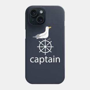 Captain and seagull Phone Case