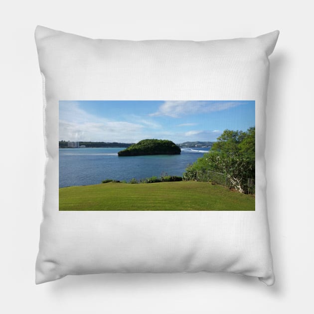 Ocean Front View Pillow by Creative_humanness