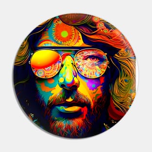 Hippie Dippie: Happy 420 Day, Stay Trippy Hippie Pin