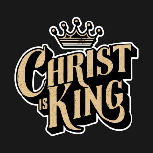 Christ is King Retro Crown T-Shirt