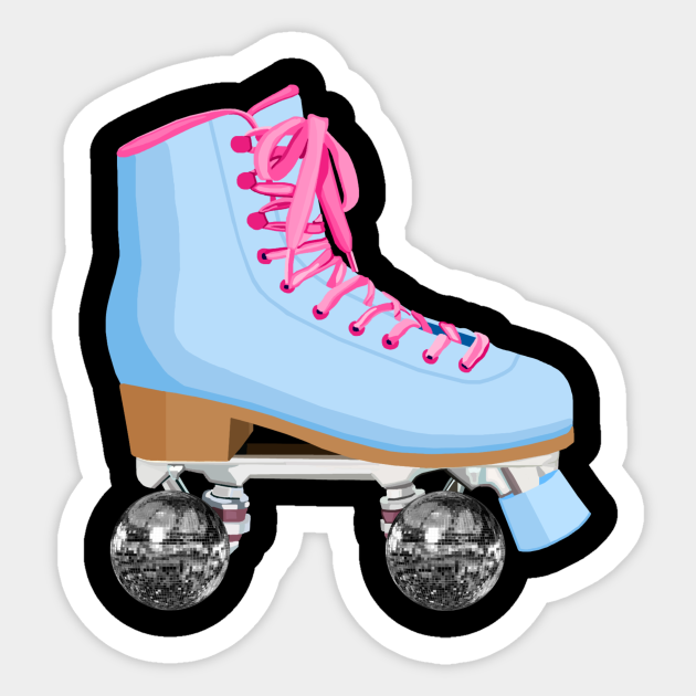 Vintage 1970s Disco Roller Skates - Disco - Sticker