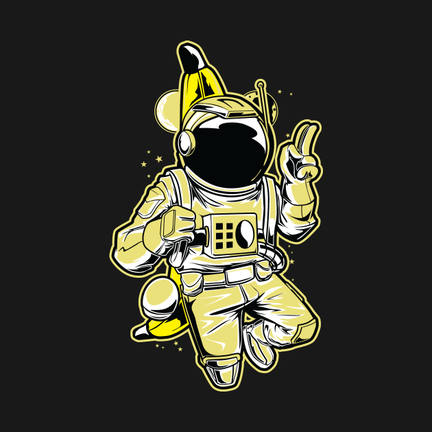 Astronaut Banana Lover by Teewyld