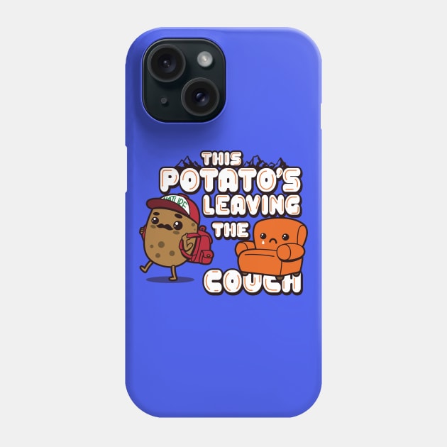 Funny Cute Kawaii Couch Potato Original Funny Vacation Adventure Meme Phone Case by Originals By Boggs