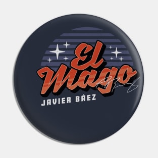 Javier Baez Detroit El Mago Pin