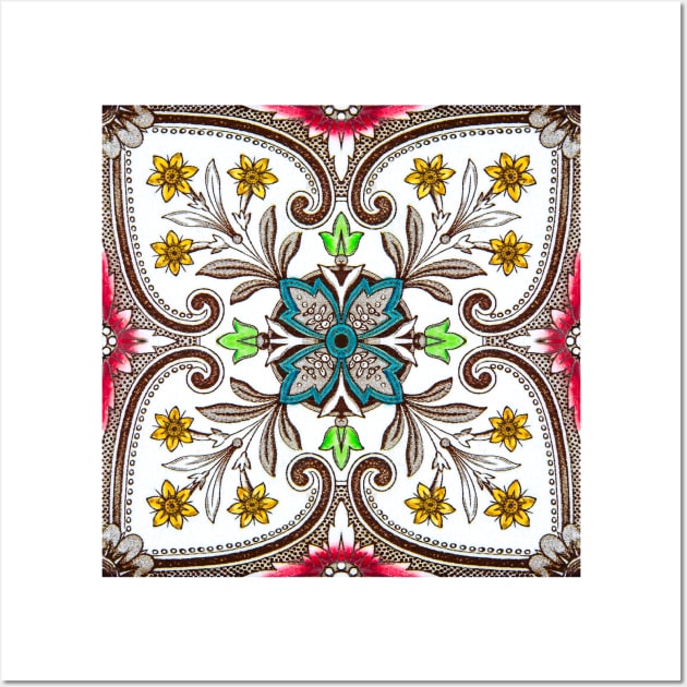 motifs floraux chinois