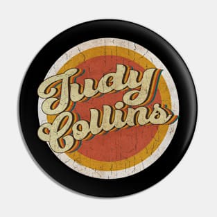 circle vintage Judy Collins Pin