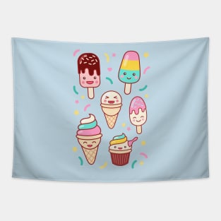 Ice Cream Emoji Mashup #1 Tapestry