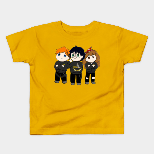 The Golden Trio Biker Gang Harry Potter Merchandise Kids T Shirt Teepublic