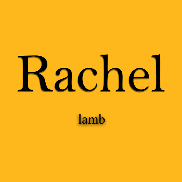 Rachel Name meaning by Demonic cute cat