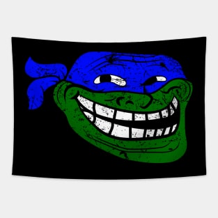 Ninja Trolltle Blue Tapestry