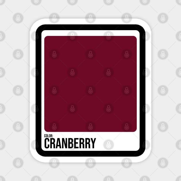 Paint Swatches Costume Cranberry Color Swatch Family Group Halloween Magnet by belownormal