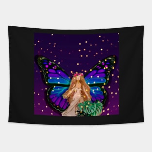 Butterfly Fairy Queen Tapestry