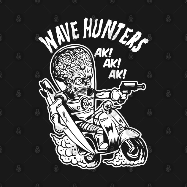 WAVE HUNTERS - Alien surfer by paoloravera80