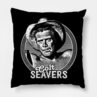 Colt Seavers - 80s Retro Design Pillow