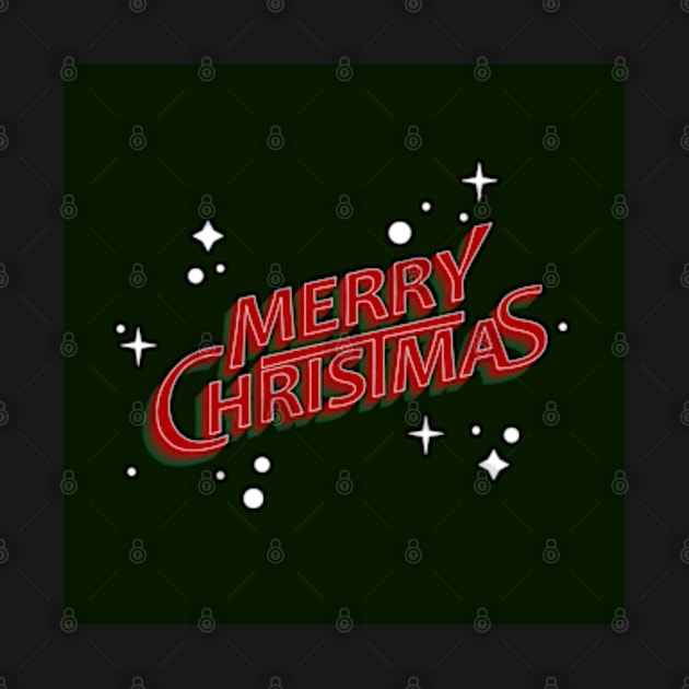 Merry Christmas Typo with background by yphien